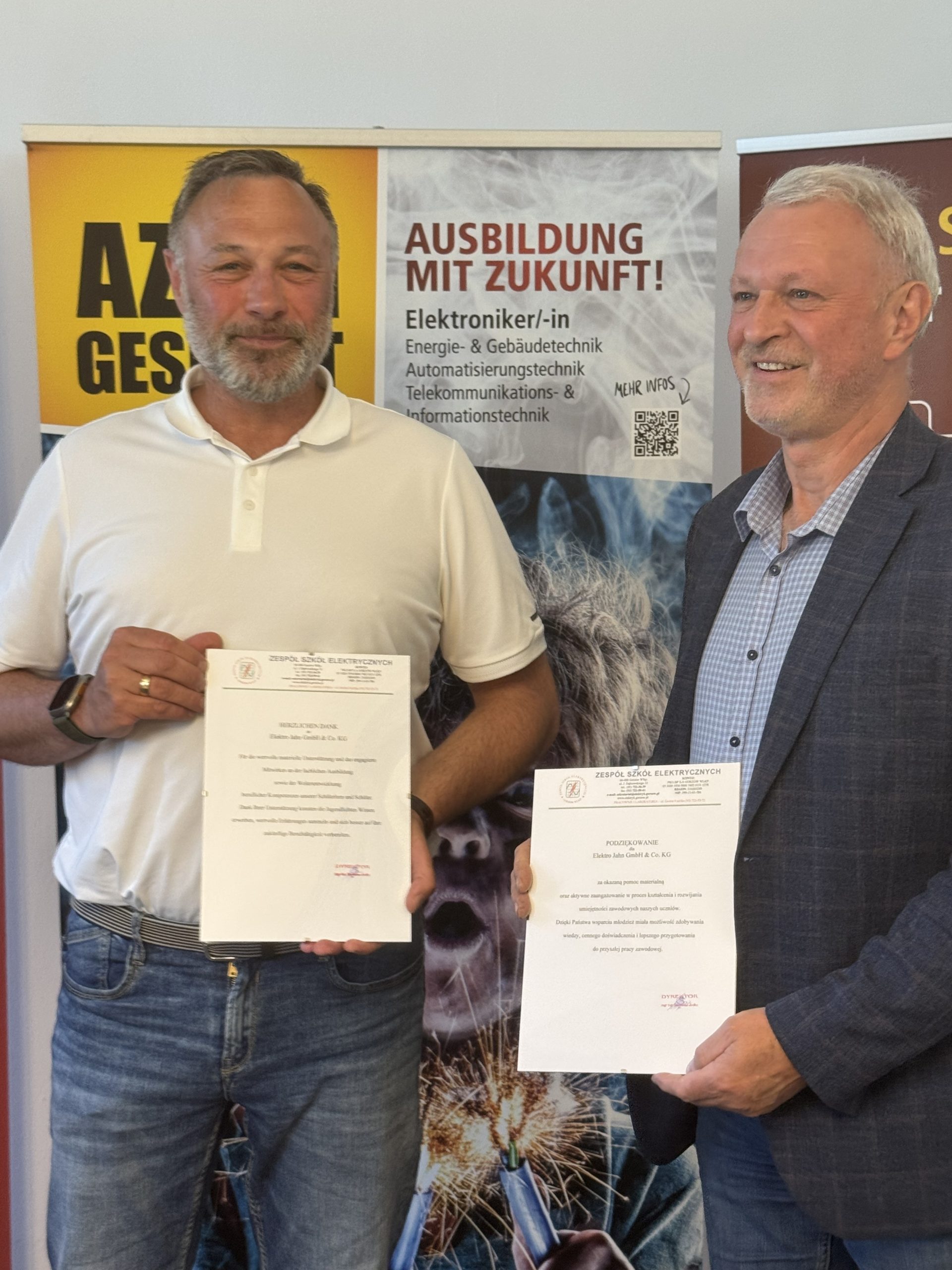 Read more about the article Podsumowanie praktyk w Firmie Elektro Jahn GmbH & KG