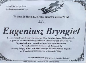 Read more about the article OSTATNIE POŻEGNANIE