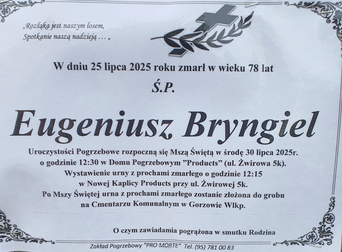 Read more about the article OSTATNIE POŻEGNANIE