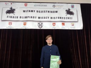 Read more about the article Marcel finalistą Olimpiady Wiedzy Historycznej